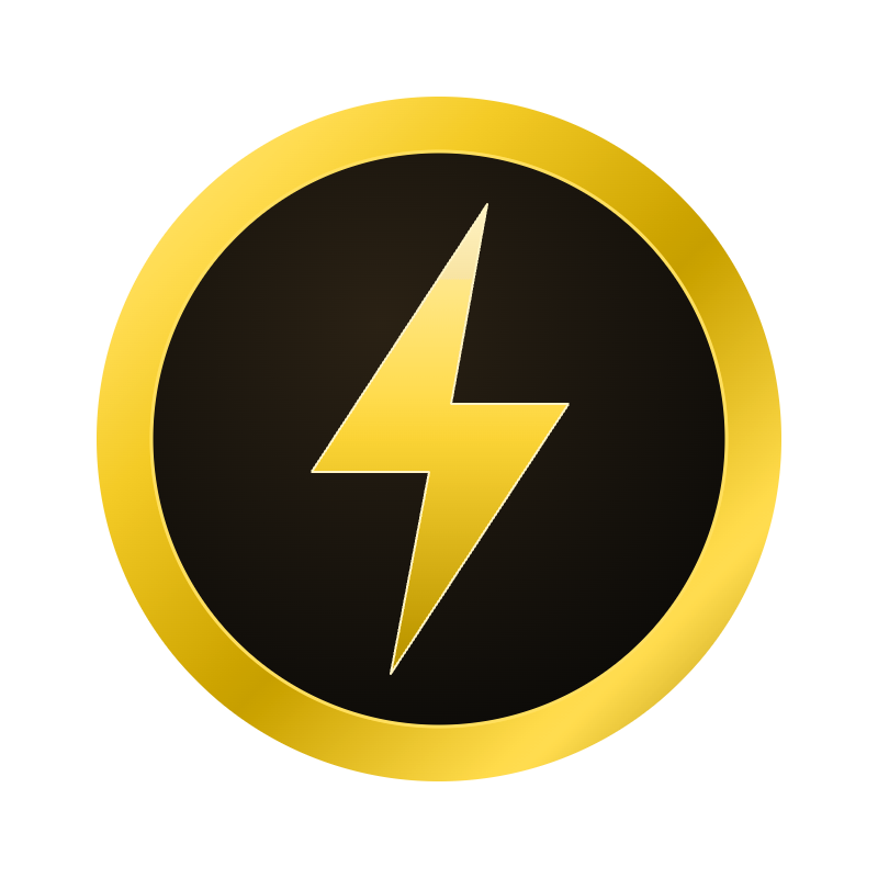 MATRICKS™ Priority Processing icon – yellow lightning bolt